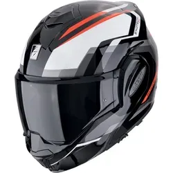 Scorpion EXO Tech Evo Furio Helm, schwarz-grau-rot, Größe L von Scorpion