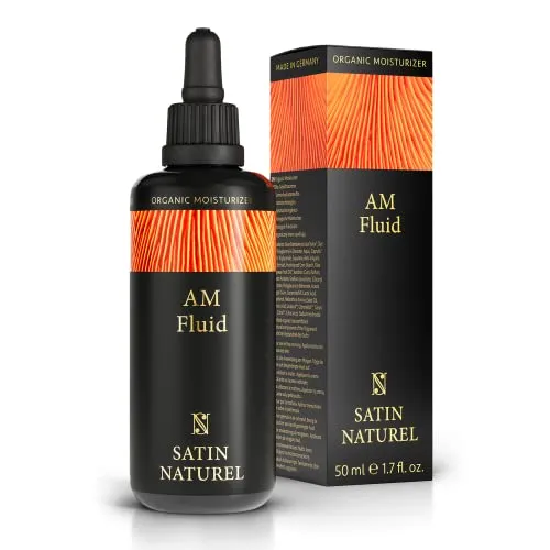 Satin Naturel Feuchtigkeitscreme mit Ceramiden, Bio Aloe Vera & Olivenöl 50ml – Vegane Pflegecreme, Primer geeignet, natürliche, bio-zertifizierte Hautpflege für Damen