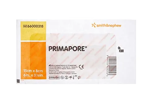 Primapore Wundverband 15x8 cm - 20 sterile Verbände - Pflaster für schnelle Wundversorgung, atmungsaktiv und hautfreundlich für optimalen Heilungsprozess.