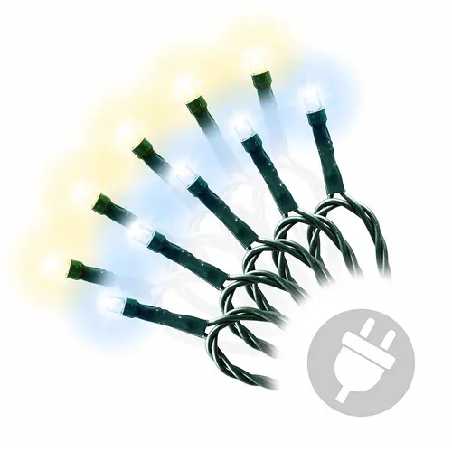 LED Timer Lichterkette 200er warmweiß oder kaltweiß 19,9m außen BA11238 xmas