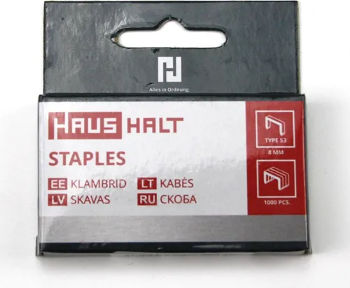 Tackerklammern 8mm Typ 53 Breite 11,2 mm Handtacker Klammer für Tacker 1000