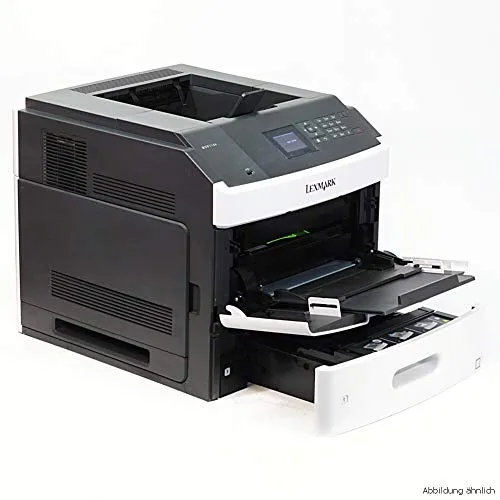 Lexmark MS811DN Farblaserdrucker (1200 DPI, USB 2.0) Graphit/weiß