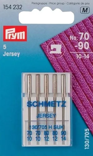 Nähmaschinennadeln 130/705 Jersey 70 - 90 NEU 5 Stück Prym 154232 / 152232