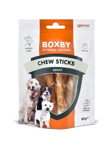 BOXBY Chew Sticks Chicken 80g PL10897