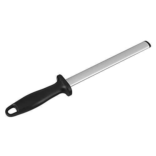inch Diamond Wetzstahl Professional Extra Fine Oval Messerschärfer Steel Rod Küche Diamond Coated Honing Steel für Chefs Honing Butcher Messer 8