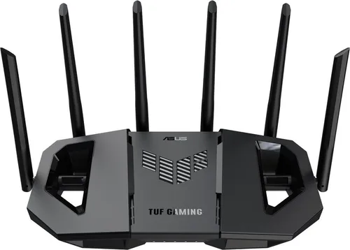 ASUS WL-Router TUF-BE9400 - Hochleistungs-Router für Gamer - Router mit extrem schneller Wi-Fi 6 Technologie, ideal für Gamer und Streaming, sorgt für lagfreies Online-Erlebnis.