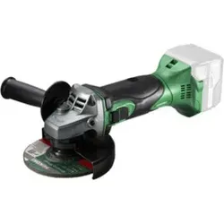 Hikoki Akku Winkelschleifer 125 mm 18V - Flexibel und leistungsstark - Schleifmaschine für kabellosen Einsatz, 18V Lithium-Ionen, leicht und handlich mit 9000 U/min für präzise Arbeiten.