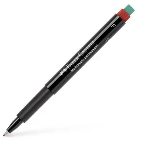 Faber-Castell Multimark 151321 permanent F rot von Faber-Castell