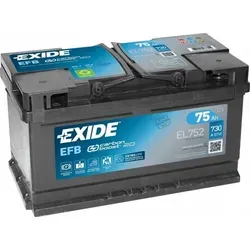 Exide EL752 Start-Stop EFB Autobatterie 12V 75Ah 730A