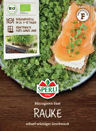 Sperli BIO Microgreen-Saat Rauke von SPERLI