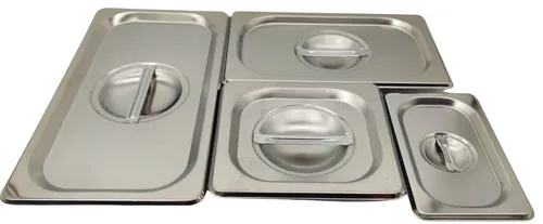 Morleos Thermobehälter GN Behälter Gastronomiebehälter Gastronormbehälter 1/1 1/2 1/3 1/4 1/6, Edelstahl, (GNSETES), Edelstahl