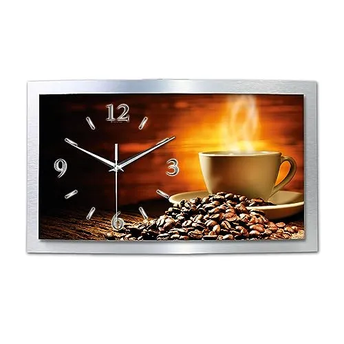 Kreative Feder 3D Designer-Wanduhr Kaffeegenuss von Kreative Feder