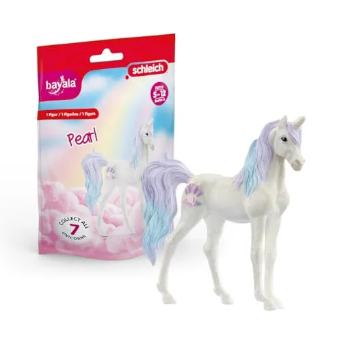 SCHLEICH 70773 Sammeleinhorn Perlmutt, ab 5 Jahren, BAYALA - Spielfigur, 16 x 12 x 3 cm