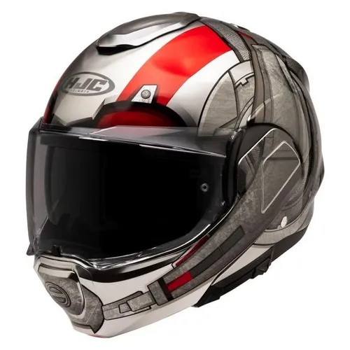 HJC F100 Ant-Man Marvel Klapphelm Größe M in rot von HJC Helmets