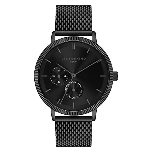Liebeskind Berlin Multifunktionsuhr LT-0311-MM IP Schwarz - Armbanduhren für Damen: Hochwertige Edelstahl-Multifunktionsuhr mit kratzunempfindlichem Glas und praktischem Easy-Change-System für einfachen Bandwechsel.