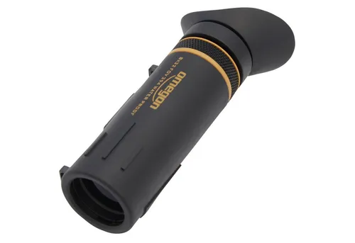 Omegon Monokular Fernglas 8x32 - Wasserdichtes Fernglas mit 8-fachem Zoom und großem Sehfeld, ideal für Reisen und Vogelbeobachtungen. Kompakt und robust, perfekt für Naturausflüge.