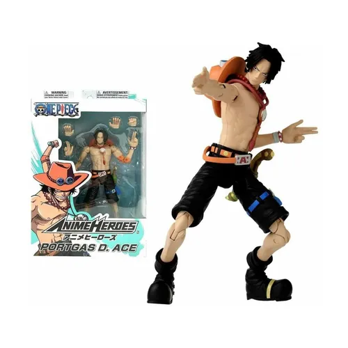 BANDAI Anime Heroes One Piece Figur Portgas D. Ace 17 cm von Bandai Namco