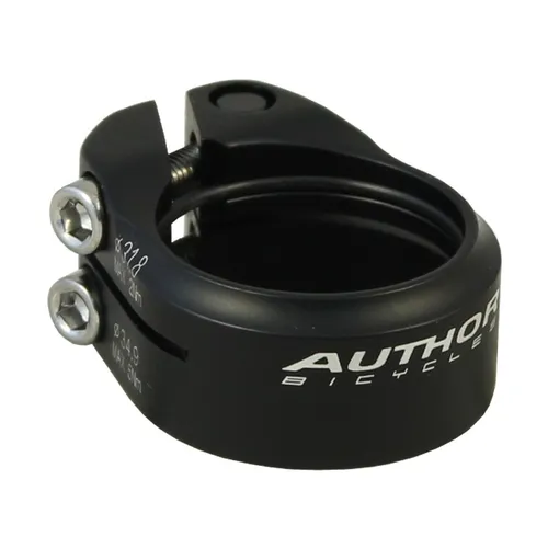 Sattelklemme Fahrrad Sattelstützklemme Doppel 31,6 / 34,9mm Author Alu schwarz