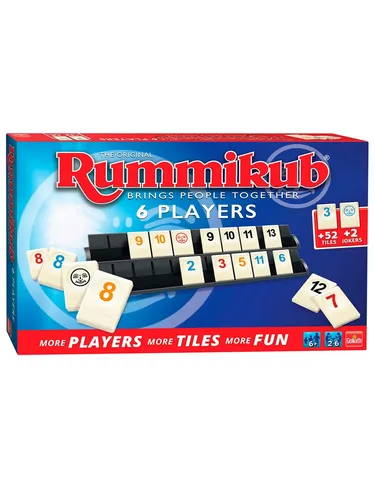 Rummikub Original für 6 Spieler – Familienspaß für alle Altersgruppen