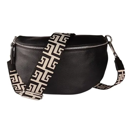 MIRROSI® Bauchtasche Damen in beige von MIRROSI