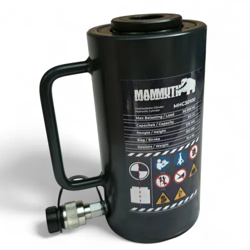 Hydraulikzylinder 30t | 100mm Hub | 700 bar - Sonstige KFZ-Werkzeuge – 30 Tonnen Kapazität, ideal für präzise Hebe- und Pressanwendungen in Werkstätten und Maschinenbau.
