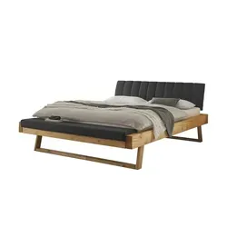 Bettgestell Massiv ¦ holzfarben ¦ Maße (cm): B: 198 H: 98