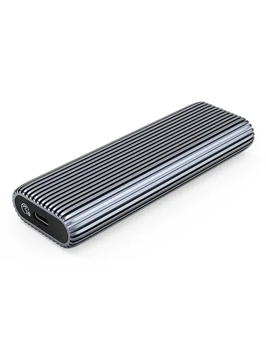 Orico AM2C3-G2 M.2 NVME USB-C 3.2 Disk Drive - Gray - Multimedia PC Komponente: Hochgeschwindigkeits-Festplattengehäuse für M.2 2230 NVME SSDs, ideal für schnelle Datentransfers und tragbare Speichermöglichkeiten.