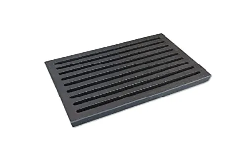 GRILLROSTPROFI Ascherost - Feuerrost - Kohlerost - Kaminrost in Premium-Qualität, Gusseisen, 18 x 28 cm