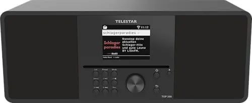 TELESTAR TOP 300 Stereo DAB+ Internetradio mit CD-Player von Telestar