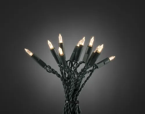 Konstsmide 6310-120 Mini-Lichterkette - Weihnachtsbeleuchtung mit 140 LED, sorgt für festliche Stimmung und ist ideal für Christbaum, Girlanden und mehr. Langlebig und hochwertig von Konstsmide, einem Experten für Lichtdekoration.