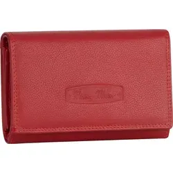 RFID Damen Geldbörse Portemonnaie Geldbeutel Damenbörse Leder 12 Karten Rot (12135)