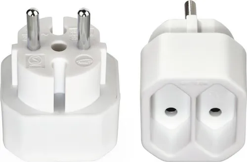 Hama Netzkabel/Adapter Steckdosenadapter 2-fach Doppelpack