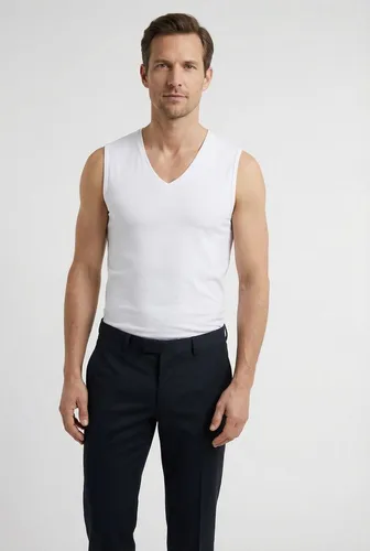 OLYMP Herren T-Shirt Langarm Level.Five, Einfarbig, Body fit, Weiss 00, XL - Hochwertiges Langarm-T-Shirt für Herren in Body fit, ideal für einen modernen Look. Pflegeleicht und in strahlendem Weiß, perfekt für jeden Anlass.