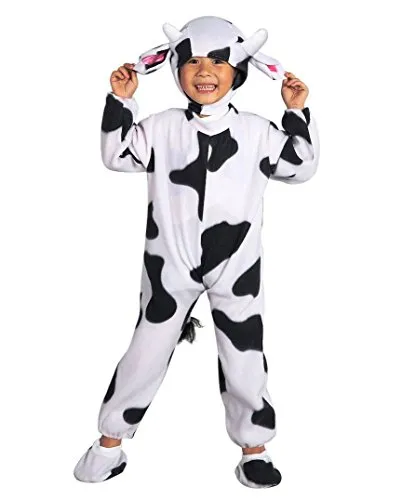 Ikumaal Kuh-Kostüm, F79 86-92, für Baby Babies Klein-Kind, Kühe Stier Kostüm-e Fasching Karneval Kleinkinder-Karnevalskostüme Kinder-Faschingskostüme