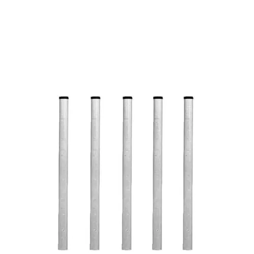 TMS PRO SHOP BIGPACK 5 x Rohrpfosten zum Einbetonieren, Ø 7,6 cm, Länge 2,5 m, aus Stahl, Art.-Nr. 610396 | Schilder Pfosten | Stahlrohrpfosten