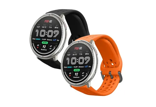 kwmobile Smartwatch-Armband 2x Uhrenarmband für 20mm Amazfit Active 2 / 2 Square / Active Edge, Fitnesstracker Band Set aus TPU Silikon - Ersatzarmband Smartwatch
