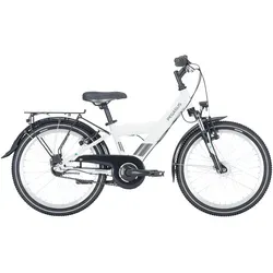 Pegasus Avanti 20'' 3-Gang Jungen Fahrrad 2024 - Kinderfahrrad mit 3 Gängen, ideal für kleine Abenteurer, robust und stylish in Weiß.