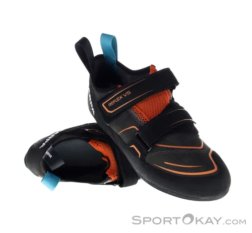 Scarpa Reflex VS Herren Kletterschuhe - Optimaler Grip in Orange, Größe 39 - Kletterschuhe & -bekleidung mit hervorragendem Grip und präziser Passform, ideal für anspruchsvolle Kletterer.