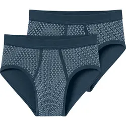 Schiesser Herren 2 Pack Sportslip mit Eingriff
