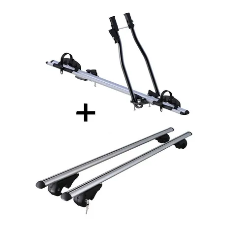 Fahrradträger SAGITTAR + Dachträger Rio 120 für BMW 5er Touring