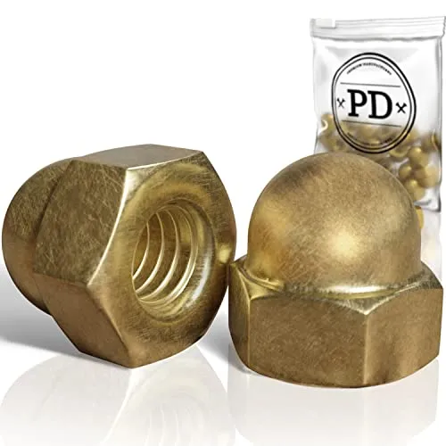 Schrauben & Muttern Gold von PD