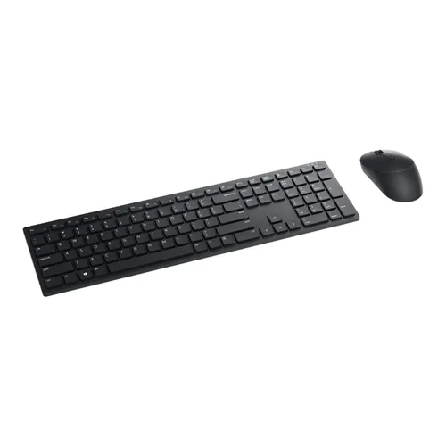 Dell KM5221W Pro Wireless Keyboard and Mouse Set - Maus-Tastatur-Set mit 2.4GHz Verbindung und 128-bit AES Verschlüsselung für sichere Datenübertragung, ideal für Büro und Home Office.