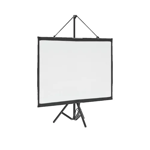 vidaXL 50 Zoll Beamer Leinwand mit Stativ - Beamer-Leinwände für Heimkino und Präsentationen, optimierte Oberfläche für scharfe Bilder und reduzierten Lichtreflexionen, tragbar und stabil für vielseitige Nutzung.