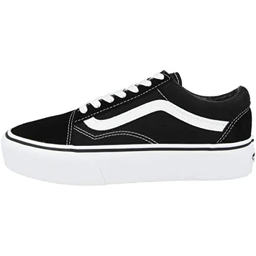Vans Old Skool Platform Plateausneaker - Sneaker aus textilem Canvas-Material, ideal für Skateboarding und mit bequemer Platform-Sohle für zusätzlichen Komfort.