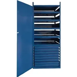 HP Autozubehör Schrank LOGS 145 – Praktischer Werkzeugschrank mit 8 Schubladen