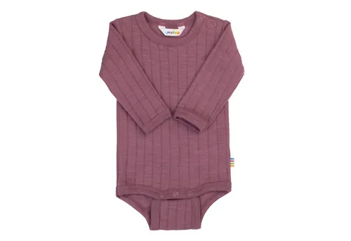 Joha - Kid's Body L/S - Merinounterwäsche Gr 50 lila - Weiche Merinounterwäsche für Kleinkinder in Lila. Mit praktischer Druckknopfleiste im Schritt, ideal für den Alltag. Hergestellt aus 100% Mulesing-freier Merinowolle. Entdecken Sie weitere Joha Produkte bei Bergfreunde.de!