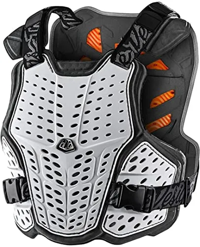 Troy Lee Designs Brustpanzer Rockfight D3O Weiß Gr. XS/S von Troy Lee Designs