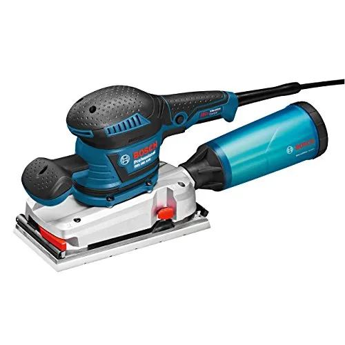 Bosch Professional GSS 280 AVE - Hochleistungs-Schleifer - Schleifmaschine für erstklassige Oberflächengüte mit Vibrationsdämpfung und Klettverschluss-System. Ideal für Holz und Farbe, inklusive Zusatzhandgriff und Schleifblättern.