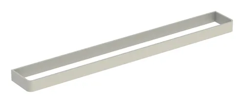 Geberit Handtuchhalter für Badezimmermöbel - Stylischer Handtuchhalter in sand-grau, pulverbeschichtet matt, ideal zur Befestigung an einem Waschtischunterschrank für ein modernes Badezimmer.