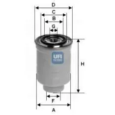 UFI Kraftstofffilter 24.375.00